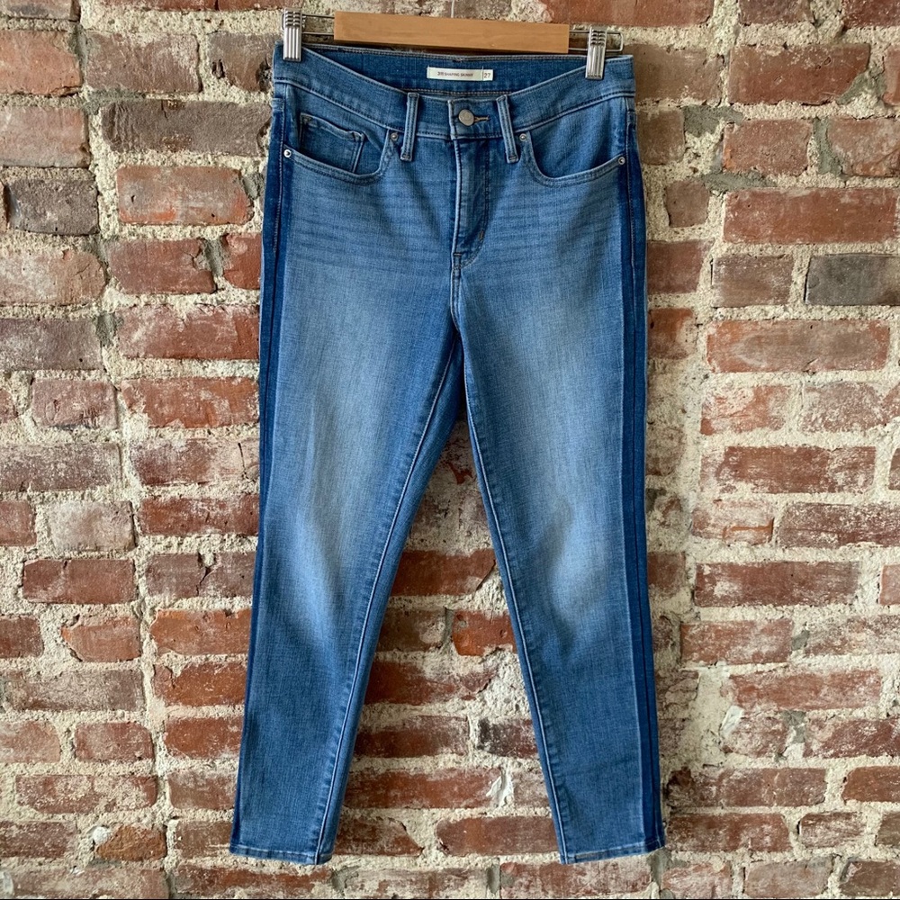 LEVI'S 311 Shaping Skinny Ankle Jeans Side Stripe